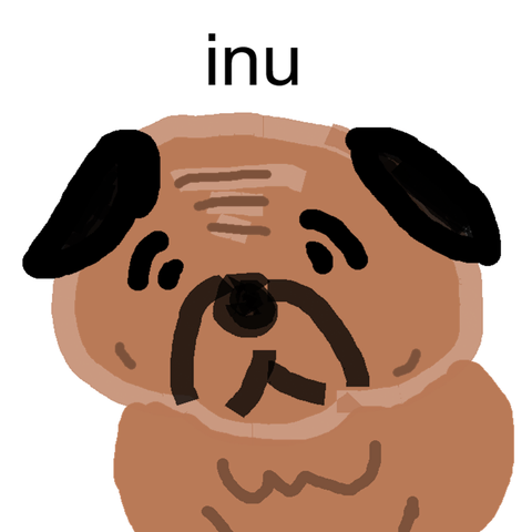 犬の絵